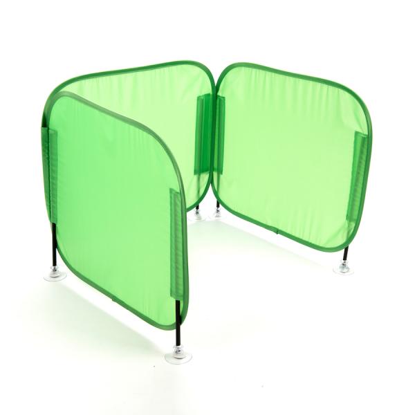 Concentration Desk Barrier - green