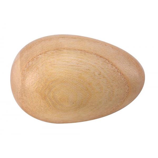 Wooden egg shaker