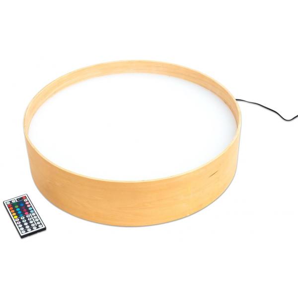 Wooden sensory light box with remote control