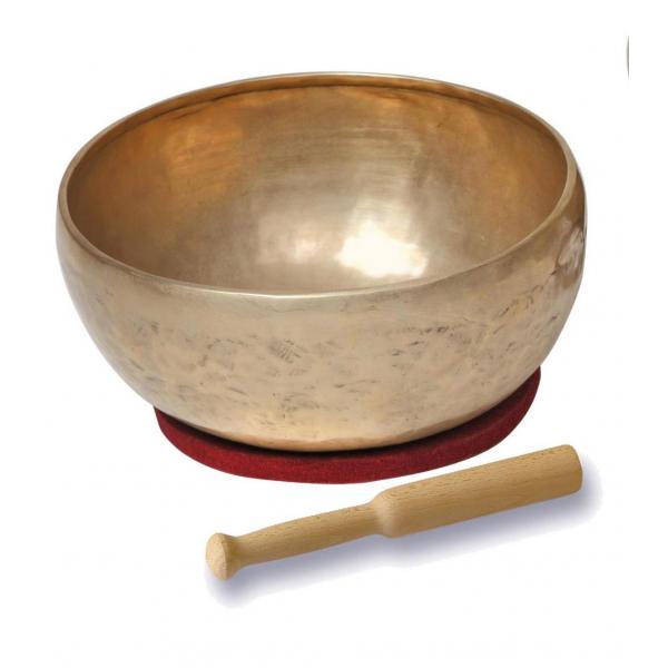 Singing bowl 600g with mallet + support