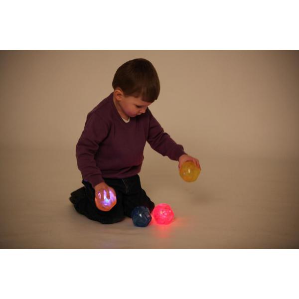 Small Sensory Light Balls - set of 4