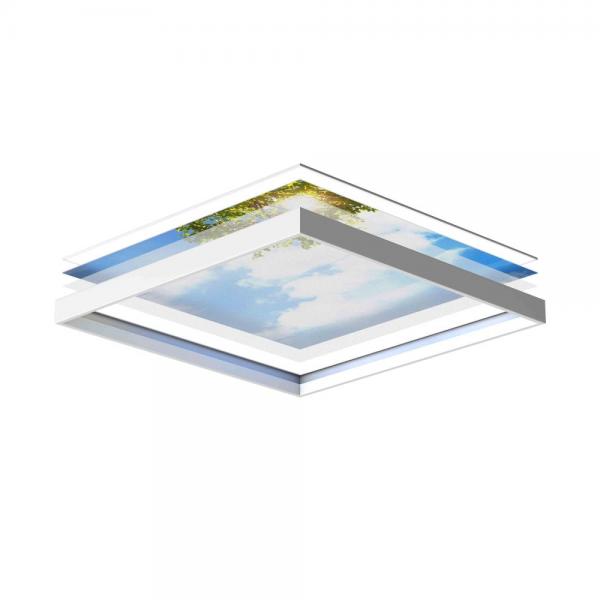 LED Ceiling Panels 60 x 60 cm - set of 6