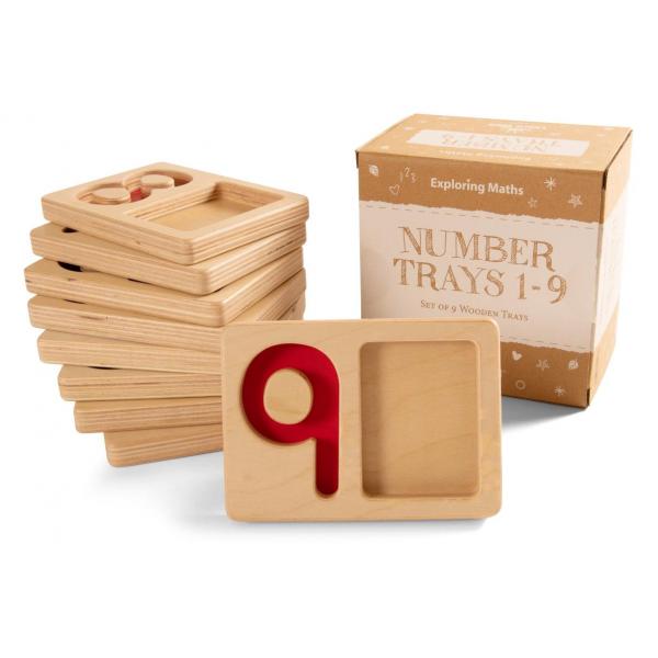 Number Trays 1 - 9