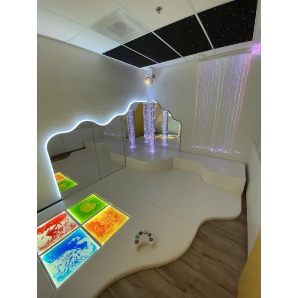 Illuminated Gel floor Tiles - set of 4 + 1 Adaptor