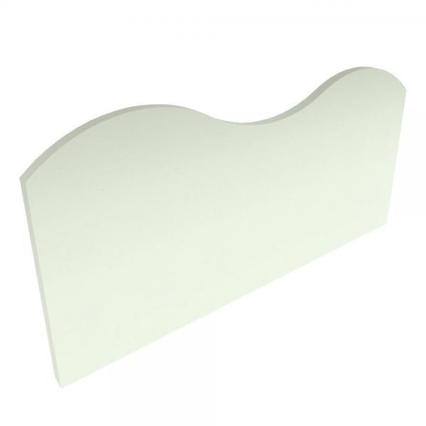 Wall Cushion Wave 910 WHITE 200x95x5 cm - Bisonyl