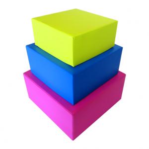Coloured stackable blocks - PVC