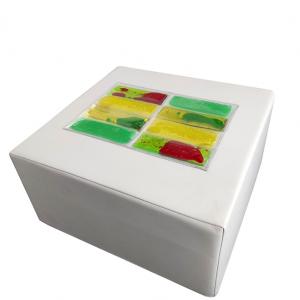 Gel tile in sensory block - multi-colored