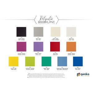Colour chart - Polyester PVC