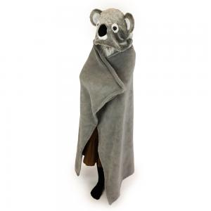 Cuddly blanket with hood - koala