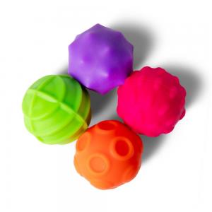 Textured magnetic balls