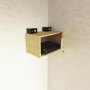 Nenko modular - Wall-mounted cabinet for HiFi - with lock