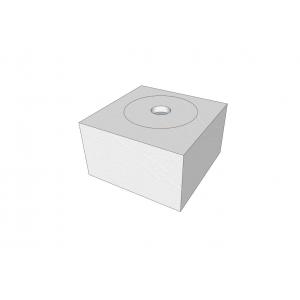 Square Base for Bubble Tube Ø20 cm – Bisonyl