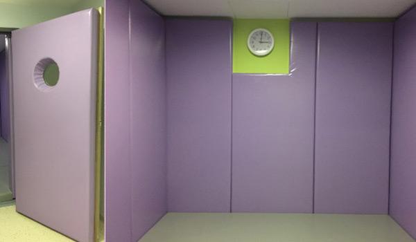Time-out space in lilac